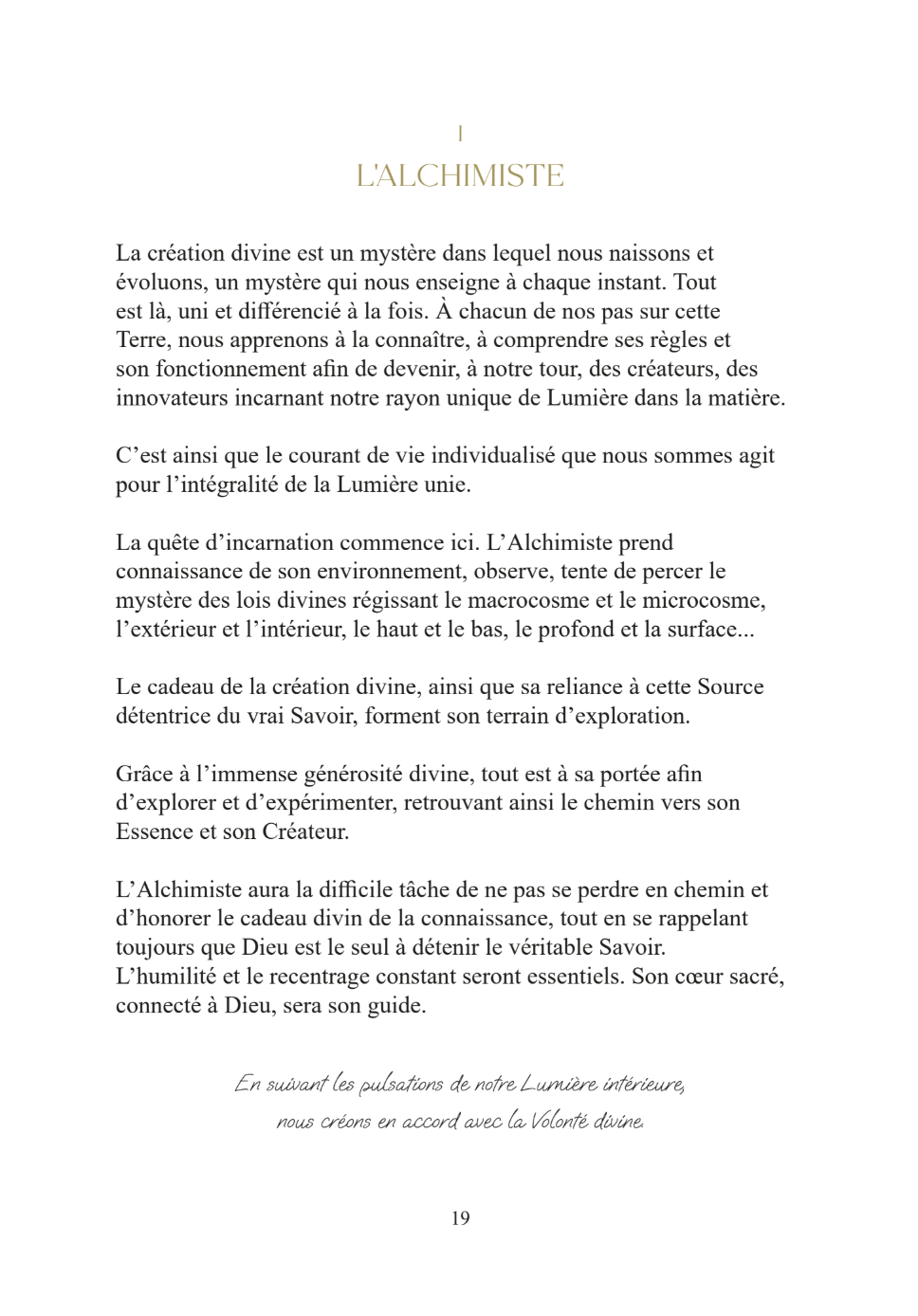 L'étincelle